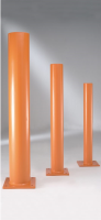 Steel Bollards For Warehouse Racking Protection