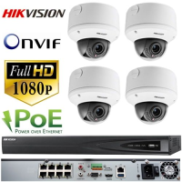 Hikvision 4 CAM NVR CCTV IP System