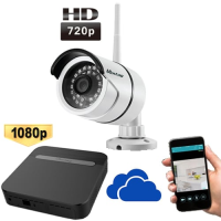 Home Security WiFi HD 720p Outdoor IP Camera & Cloud Storage