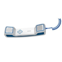46979 Swissvoice ePure Corded Handset For Mobile Phones In Blue And White