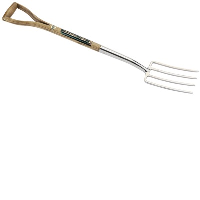 Draper 44975 Stainless Steel Border Fork With An FSC Ash Handle