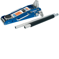 45329 1.5 Tonne Low Profile Aluminium Trolley Jack With A Quick Lift Function