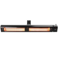 Heat Outdoors 901550 3kW Shadow XT Bluetooth Controlled Ultra Low Glare Patio Heater In Black