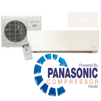 Easy Fit KFR-33IW/X1CM 12000 BTU White Gloss Inverter System Heat And Cool Air Conditioning Unit Powered By A Panasonic Compressor
