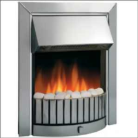 Dimplex DLS20 Delius Stainless Steel Effect Electric Inset Fire