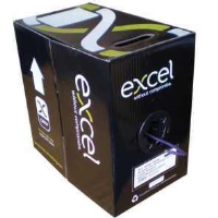 Excel 100-064 U/UTP LSOH Category 5e Cable In Yellow 305 Metre Box