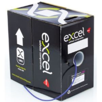 Excel 100-071 Category 6 U/UTP LSOH Cable In Violet 305 Metre Box