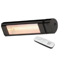 Heat Outdoors 901538 1.5kW Shadow XT Bluetooth Controlled Ultra Low Glare Patio Heater In Black