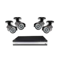 Channel Safety Systems T/CCTV/KIT1/AHD Professional 4 Bullet Camera AHD CCTV Kit With Wi-Fi Viewing