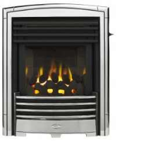 Valor 0596341 Petrus Slimline Homeflame Gas Fire In Silver Chrome