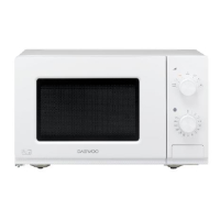 Daewoo KOR7LC7 20 Litre Manual Control Microwave In White