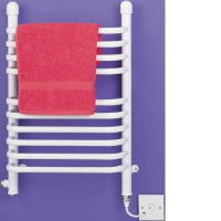 Dimplex BR150W 150w Ladder Towel Rail In White