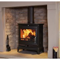 Flavel Rochester 7 Multifuel Wood Burning Stove FCSSBB