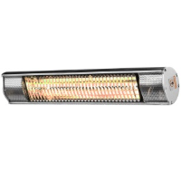 Heat Outdoors 901369 Shadow 1.5kW Ultra Low Glare Patio Heater In Silver