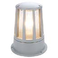 SLV Lighting 230434 Cone Outdoor Mini Bollard Light In Silver Grey