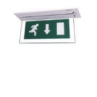 EML 8NMFP 8W Non Maintained Edge-Lit Recessed Exit Sign