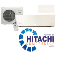 Easy Fit KFR-63IW/X1CM 24000 BTU White Gloss Inverter System Heat And Cool Air Conditioning Unit Powered By An Hitachi Compressor