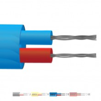 Type T Pvc Insulated Flat Pair Thermocouple Cable Wire Ansi