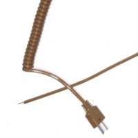 Type T Retractable Curly Thermocouple Lead Iec 2083