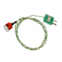 Button Magnet Thermocouple With Miniature Plug Type K