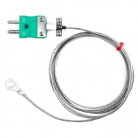 Washer Thermocouple Glassfibre Insulated Stainless Steel Overbraid Lead K J Iec 2533