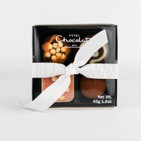 Screen Printed Transparent Packaging For Chocolates That Can Be Recycled