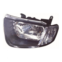 L200 (SINGLE CAB) N/S (PASSENGER) HEADLIGHT ELECTRIC (CLEAR INDICATOR) FITS 2006-10 (NEW)