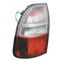 MITSUBISHI L200 N/S (PASSENGER) REAR LIGHT WITH CLEAR INDICATOR (INCLUDING BULB HOLDER) FITS 2001-06 (NEW)