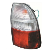 MITSUBISHI L200 O/S (DRIVERS) REAR LIGHT (CLEAR INDICATOR) INC BULB HOLDER FITS 2001-06 (NEW)