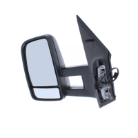 SPRINTER CRAFTER N/S (PASSENGER) LONG ARM MANUAL MIRROR WITH INDICATOR FITS 2006-18 (NEW)