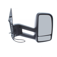SPRINTER CRAFTER O/S (DRIVERS) LONG ARM ELECTRIC HEATED MIRROR WITH INDICATOR WITH INDICATOR FITS 2006-18 (NEW)