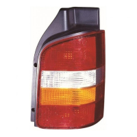 TRANSPORTER T5 (REAR BARN DOORS) O/S (DRIVERS) REAR LIGHT WITH AMBER INDICATOR FITS 2003-10 (NEW)
