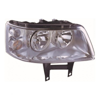 TRANSPORTER T5 O/S (DRIVERS) HEADLIGHT (TWIN) H7/H1 WITH MOTOR FITS 2003-2010 (NEW)