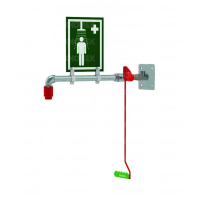 316-Grade Wall mounted emergency safety shower