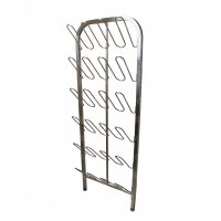12 pairs wall mounted stainless steel shoe rack