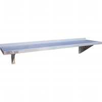 Fixed wall shelf 1500 X 300mm (Perforated)