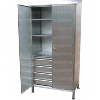 Tall cupboard with internal drawers 1200 x 600mm
