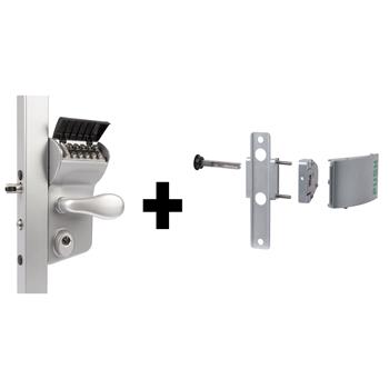 Locinox Mechanical Keypad Lock and Exit Push Pad