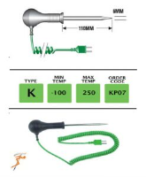 KP07 - K Type Heavy Duty Needle Probe 110mm x 6mm