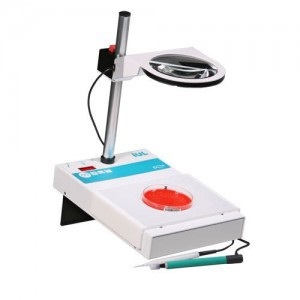 DOT MANUAL COLONY COUNTER WITH 100mm MAGNIFYING GLASS WITHOUT LIGHT