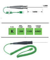 KM01 - K Type General Purpose (MI) Probe 100mm x 1.5mm