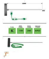 KP03 - K Type Extended Heavy Duty Needle Probe 430mm x 6mm