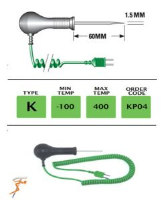 KP04 - K Type Small Diameter Needle Probe 60mm x 1.5mm