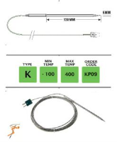 KP09 - K Type Oven Needle Probe 130 x 6mm