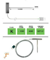 KP12 - K Type T-bar Heavy Duty Oven Needle Probe  130 x 6mm