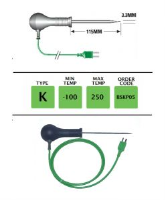 BSKP05 - Budget K Type Needle Probe 115mm x 3.3mm,