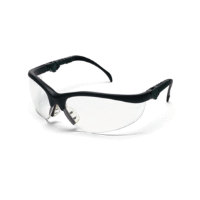 Klondike Black Frame Clear Lens Glasses