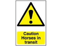Horses In Transit Signs
