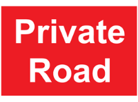 Private Road Signs