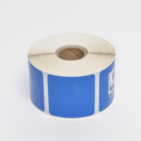 Rolls of 700 Pairs of BLUE Foot Shaped Labels